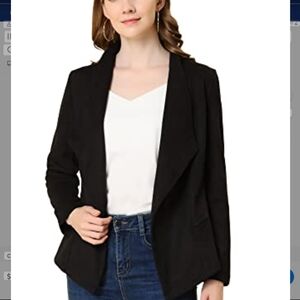 Allegra K Women's Elegant Black Blazer
